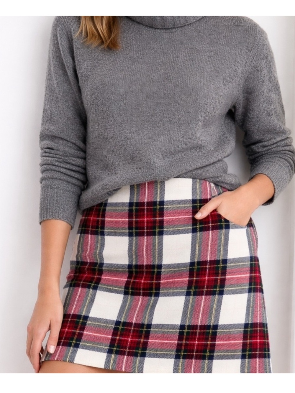 Abercrombie + Fitch Plaid Skirt